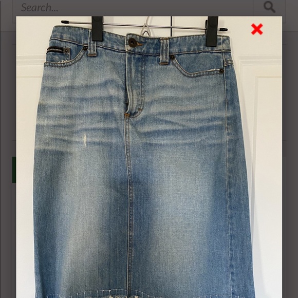 Dolce & Gabbana gorgeous denim skirt - Picture 2 of 4
